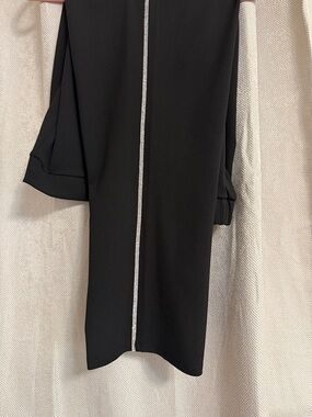 Occasionall black pants shiny strass on both sides